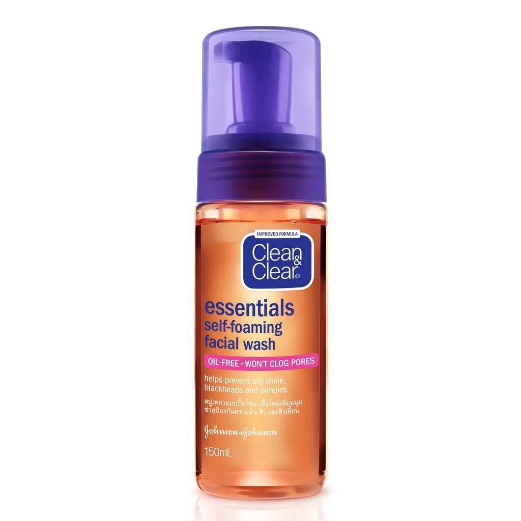 สบู่เหลวล้างหน้า Clean & Clear Essentials Self-Foaming Facial Wash