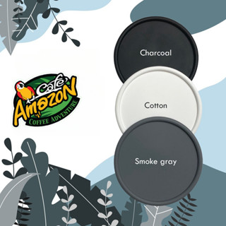 [St.Coco Cafe]ที่รองแก้วยางหยอด มินิมอล ทรงกลม ขนาด 11x11 ซม…