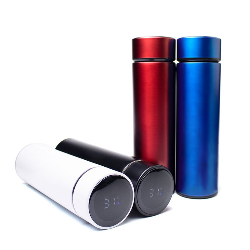 VF-05-m กระบอกน้ำเก็บอุณหภูมิอัจฉริยะ มีจอแสดงอุณหภูมิ เกรด 304 /  500 ml สะดวกต่อการใช้งาน🍺 พร้อมส่