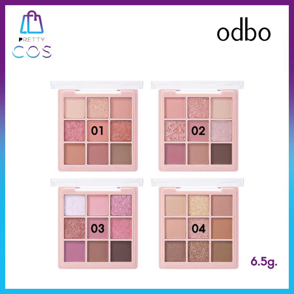 ODBO shadow & me palette โอดีบีโอ แชโดว์ แอนด์ มี พาเลท OD2014 6.5g