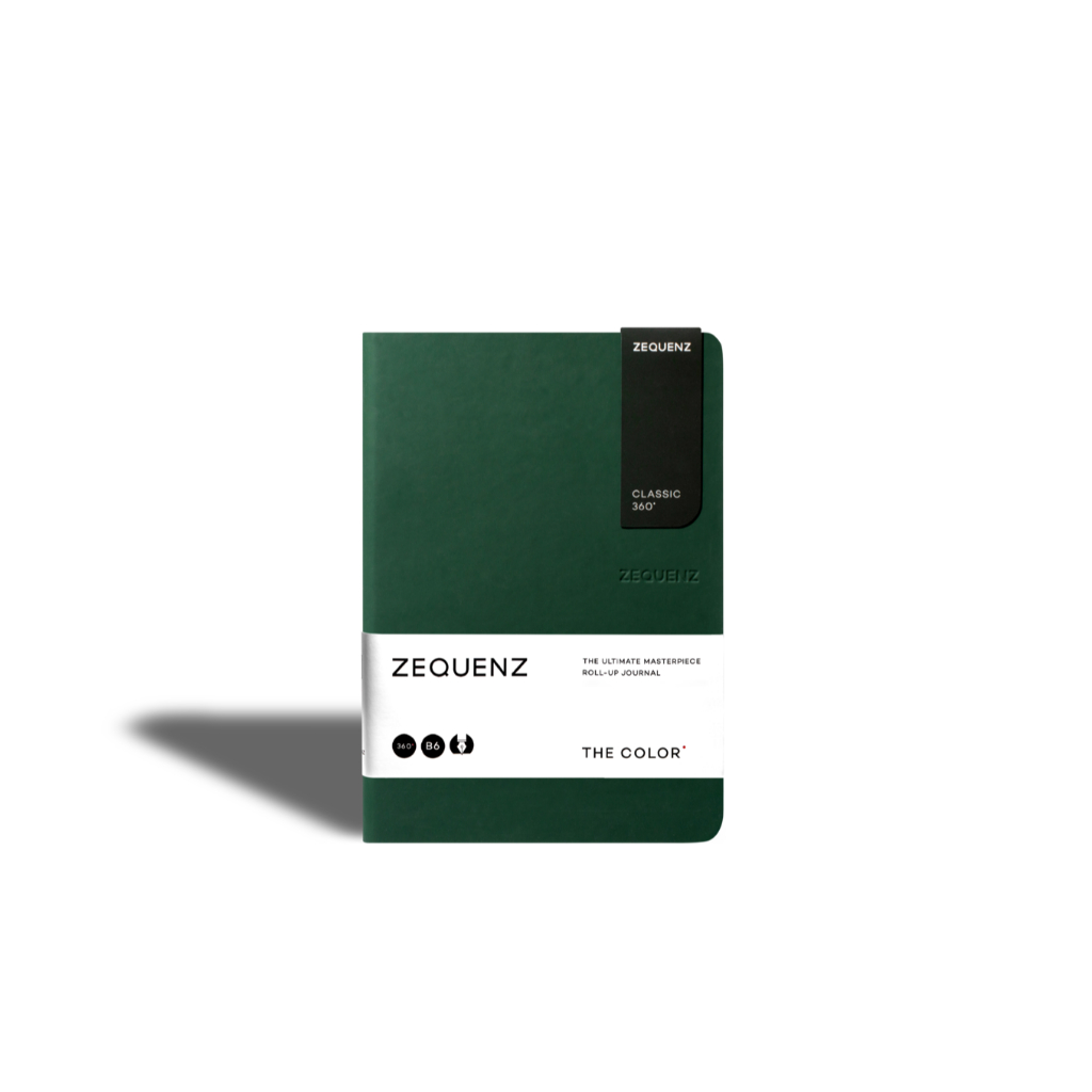 ZEQUENZ The Color B6 "Emerald" สมุดโน๊ต Zequenz สีเขียวมรกต ขนาด B6