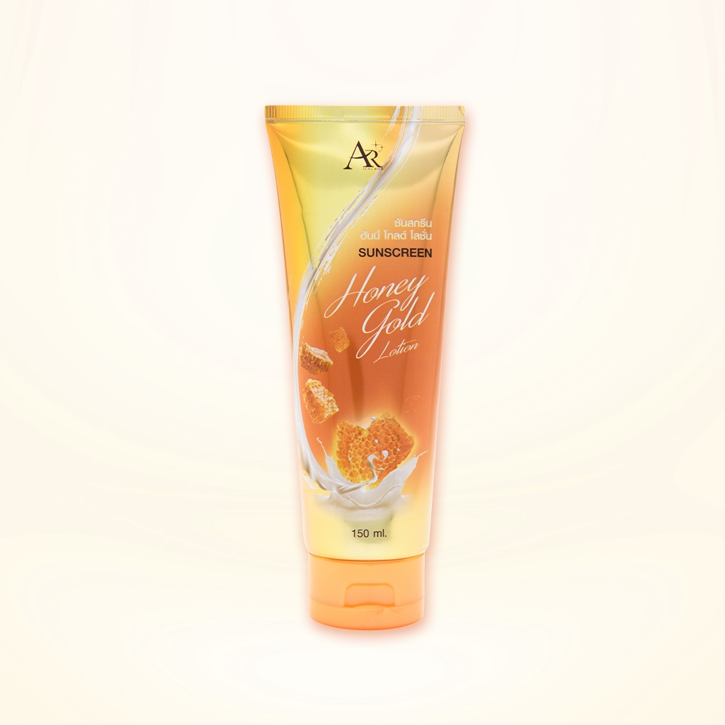 โลชั่นกันแดดน้ำผึ้งทองคำ AURA RICH SUNSCREEN HONEY GOLD LOTION