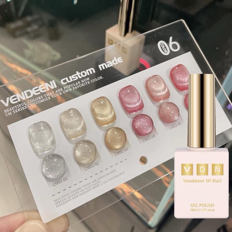ชุดสีลูกแก้ว6สี Vendeeni CMO2(พร้อมชาร์จ) ชาร์จสวยดึงดูดลูกค้า สีใหม่