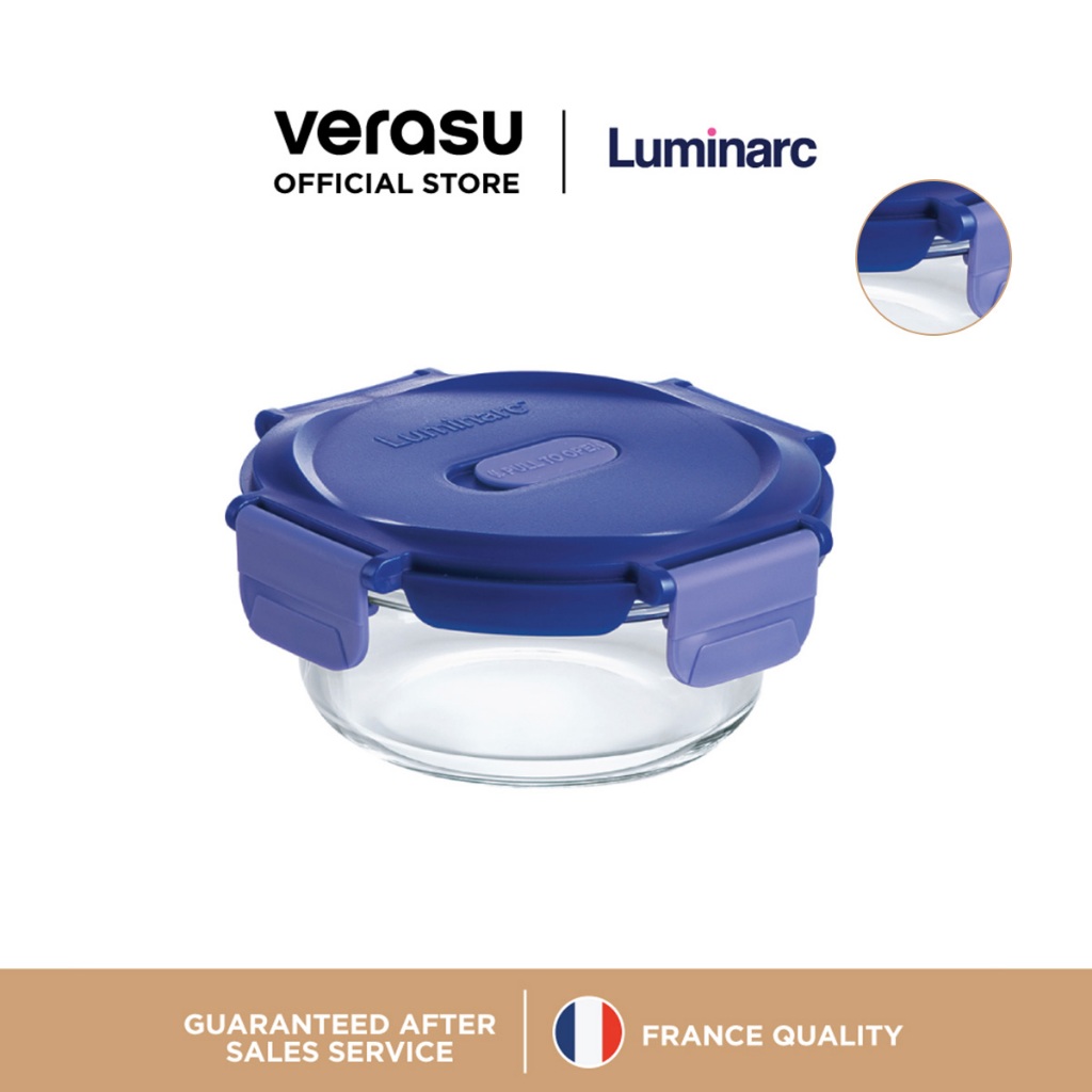 LUMINARC กล่องแก้วถนอมอาหาร ทรงกลม Putina 450 มล รุ่น ARC-V6452