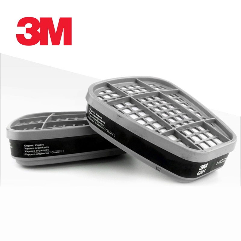 3M 6001 ตลับกรองสำหรับกรองไอระเหยสารตัวทำละลาย (สารอินทรีย์) ราคา ถูกที่สุด ดีลบีเคเค แกลเลอรีภาพที่ 2