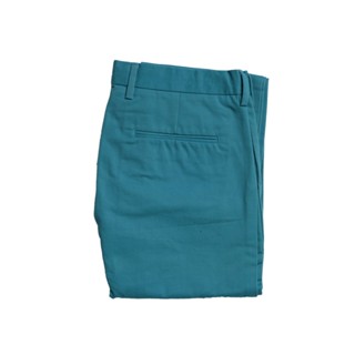 Hazard กางเกงทำงานขายาวไม่มีจีบ ผ้า Cotton(คอตตอน) สีเขียวกล…