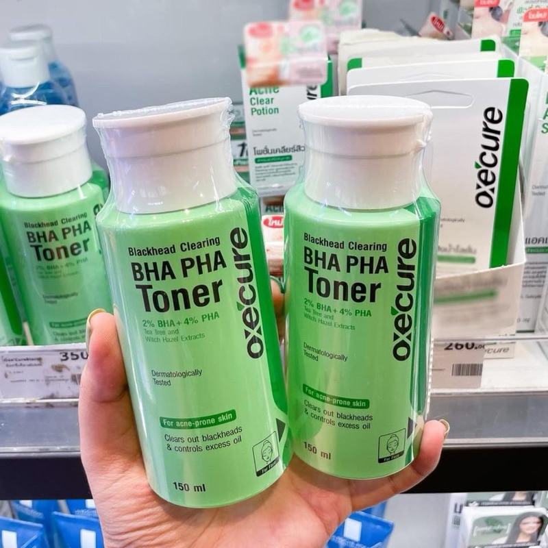 พร้อมส่ง💓| OxeCure Blackhead Clearing BHA PHA Toner 150 ml. อ๊อกซีเคียว โทนเนอร์ ❎EXP.10/26