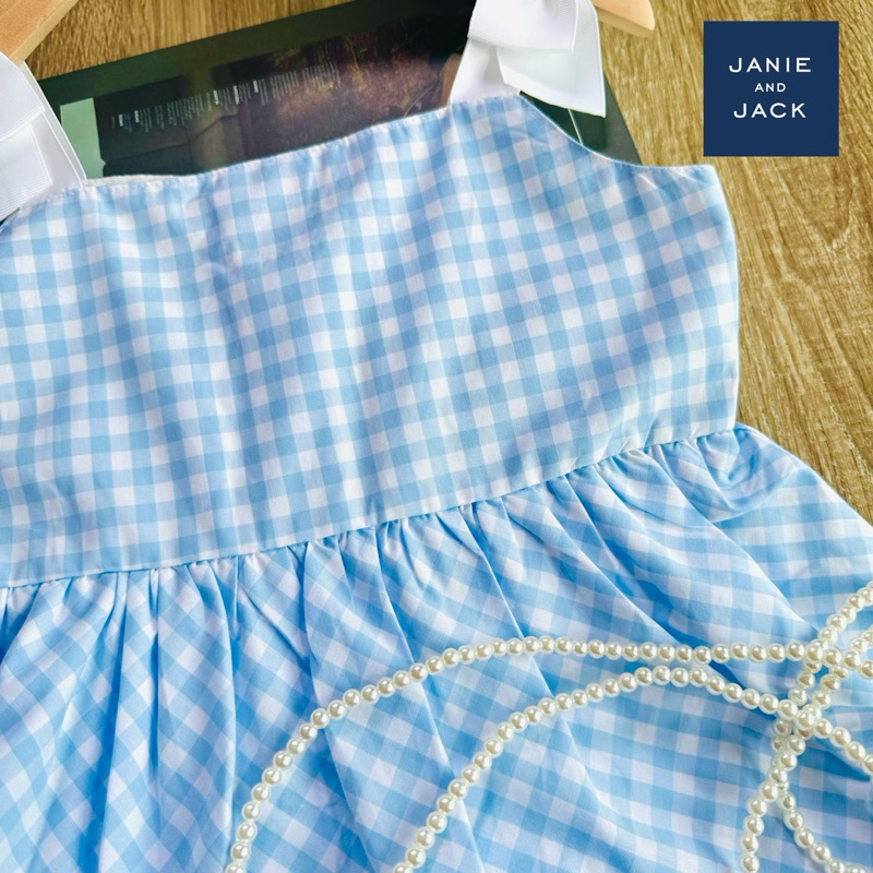 THE PICNIC PERFECT DRESS ❤️Colour : Blue White Gingham❤️JANIE AND JACK ราคา ถูกที่สุด ดีลบีเคเค แกลเลอรีภาพที่ 3