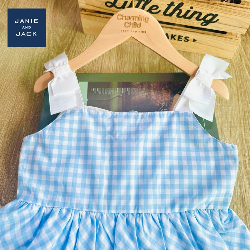 THE PICNIC PERFECT DRESS ❤️Colour : Blue White Gingham❤️JANIE AND JACK ราคา ถูกที่สุด ดีลบีเคเค แกลเลอรีภาพที่ 2