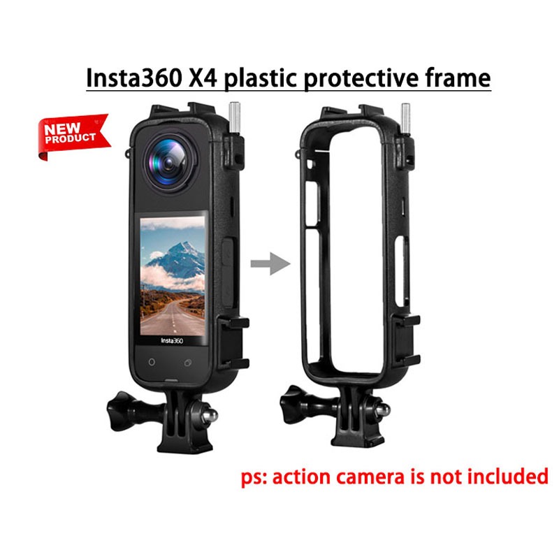 【Spot goods】insta360 X4 plastic protective frame insta360 X4 action camera accessories