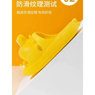 DN04 รองเท้าแตะเด็ก กันเลื่อนลื่นด้านล่างนุ่ม bathing ลายcute ไดโนเสาร์