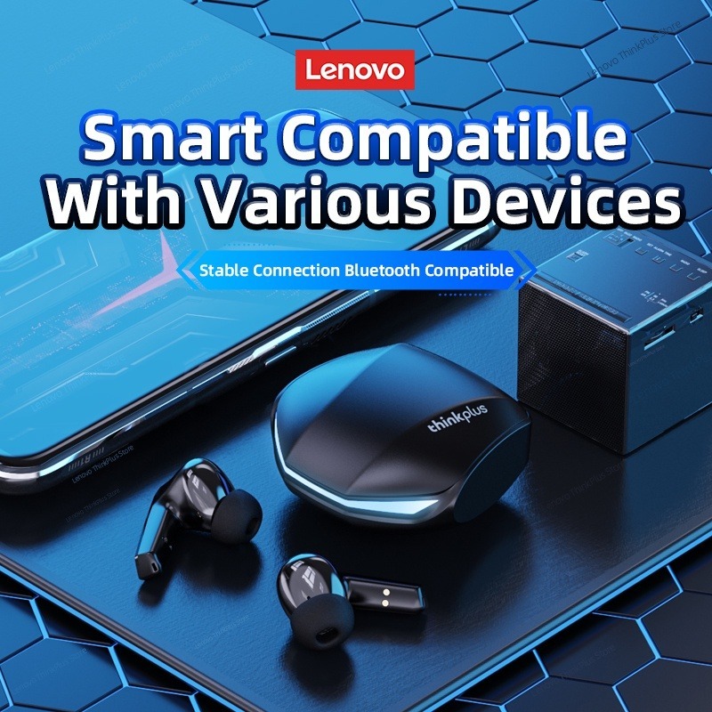 Lenovo Bridio GM2 PRO หูฟังบลูทูธ bluetooth 5.3 หูฟังบลูทูธไร้สาย HiFi หูฟังไร้สาย
