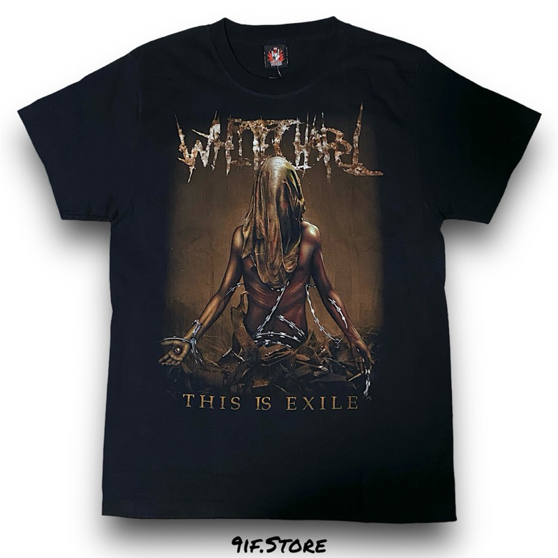เสื้อยืดวงWhitechapel (ป้ายRock Yeah) สกรีนหน้า-หลัง ผ้าคอตตอน100 ลายหน้ากากผ้า