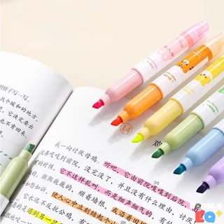 ปากกาไฮไลท์ ลบได้ 6 สี เขียนสนุก ไฮไลท์ข้อความได้อย่างมั่นใจ! Highligh pen 6 color Marker