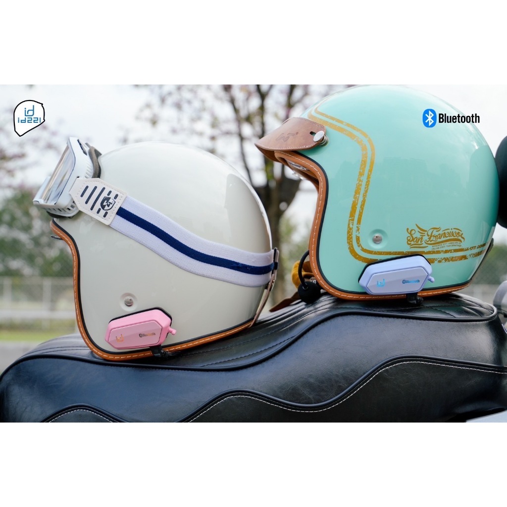 บลูทูธ ติดหมวกกันน็อค id221 MOTO A2,MOTO A2 Plus Bluetooth helmet รับประกันสินค้า 1 ปี