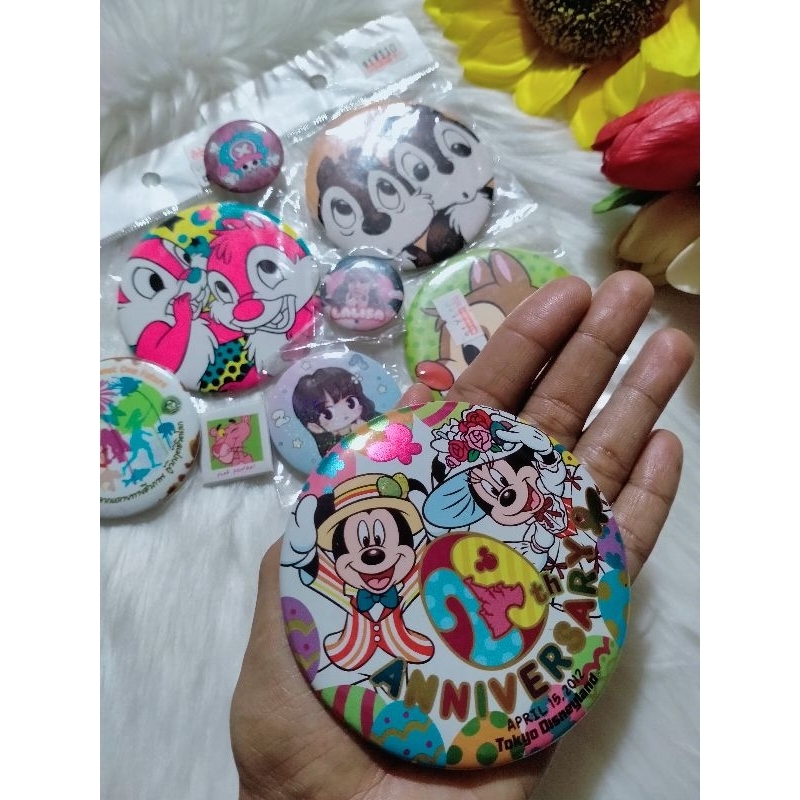 เข็มกลัดลายการ์ตูนติดกระเป๋าฯ มีขนาด 2.5-8.5ซม.