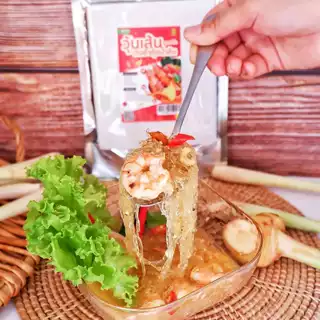 KETO ก๋วยจั๊บหมูยอคีโต-วุ้นเส้นต้มยำกุ้งคีโต พร้อมทานเครื่องครบ อร่อยทำง่ายแค่ฉีกซอง