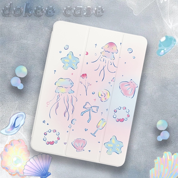🚀จัดส่งทันที🚀เคสไอแพด Pro11 2024 Air7/6 Air4 Gen11 air5 สด ลวดลาย มีช่องปากกา เคสสำหรับไอแพด Gen8