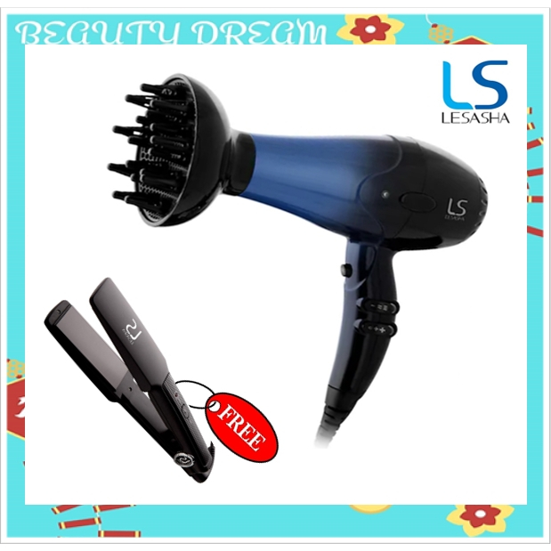 LESASHA ไดร์เป่าผม ไดร์ผมลอน 2500W (AC Motor) รุ่น AIRMAX TREATMENT HAIR DRYER LS1351 ปรับ 6 ระดับ / ทนทาน / มีลมเย็น
