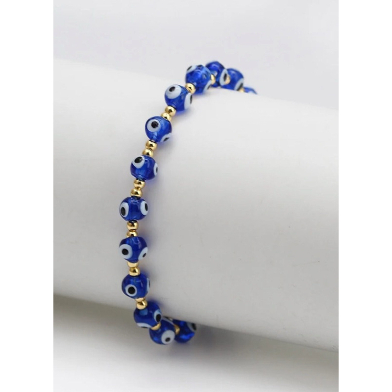 สร้อยข้อมือ Evil Eye ของแท้จากตุรกี ข้อมือ 16-17 cm