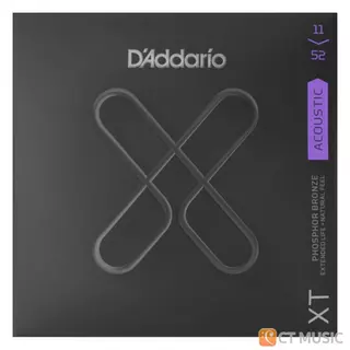 D’Addario XT 80/20 Bronze / Phosphor Bronze Acoustic Guitar Strings สายกีตาร์โปร่ง เบอร์ 10 / 11 / 12