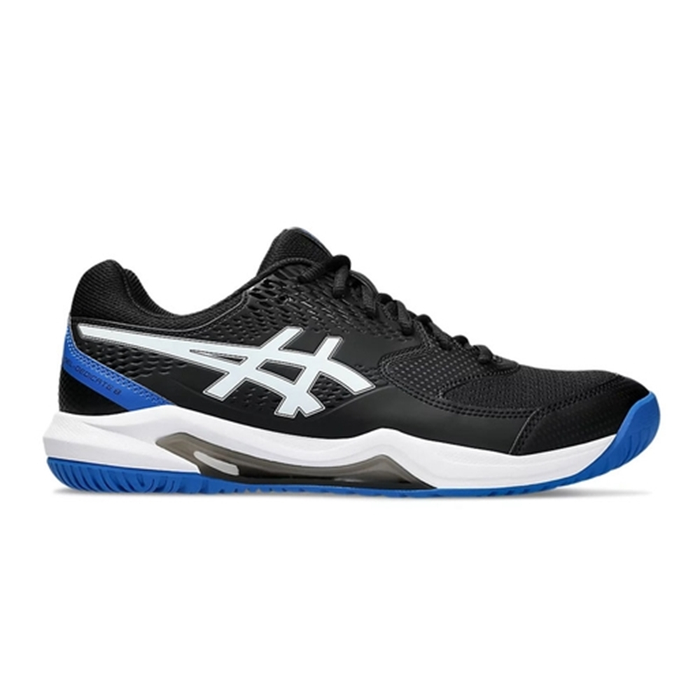Asics รองเท้าเทนนิสผู้ชาย Gel Dedicate 8 | Black/Blue ( 1041A408-002 )