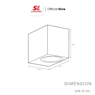 SL LIGHTING | Outdoor Wall Lamp โคมไฟติดผนังภายนอก ขั้ว GU10 รุ่น SL-10-2331,2332W/BK
