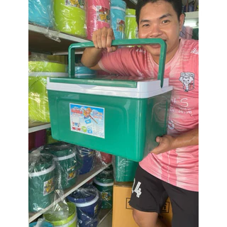 กระติกน้ำแข็ง 20 ลิตร ทรงสี่เหลี่ยม