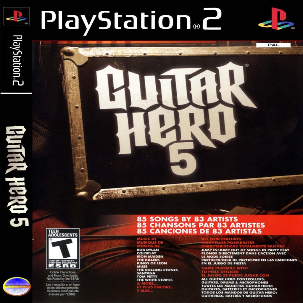 Guitar Hero 5 [USA] [PS2DVD]