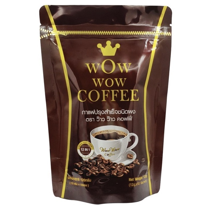 โปรพิเศษ!! กาแฟ ว้าว ว้าว คอฟฟี่ Wow Wow Coffee  บรรจุ 10 ซอง