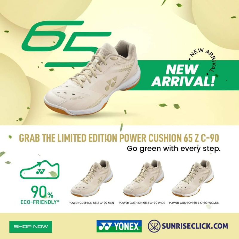 รองเท้าแบดมินตันYONEX 65Z C-90 WIDE MEN