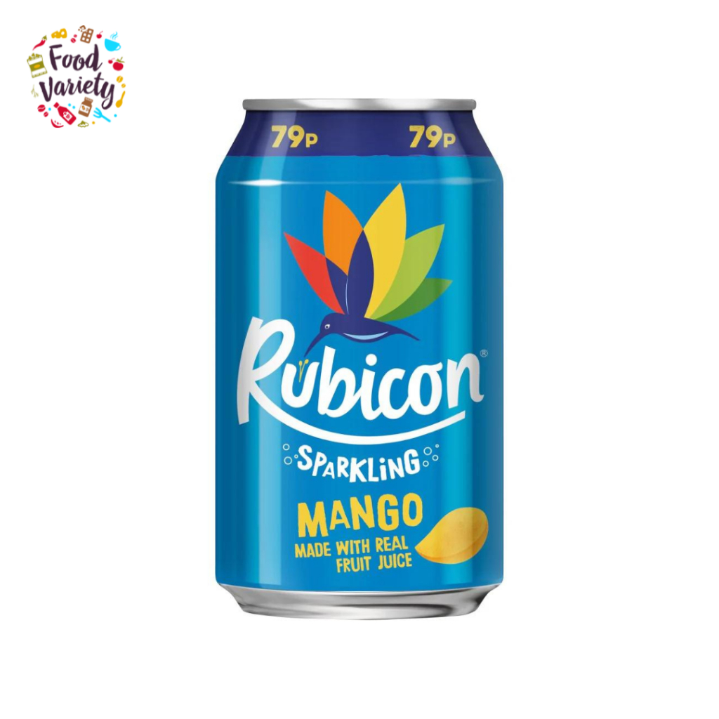 [BestBefore 31Mar2026] Rubicon Sparkling Mango Juice Drink 330Ml รูบิคอน เครื่องดื่มมะม่วงอัดลม 330 มล.