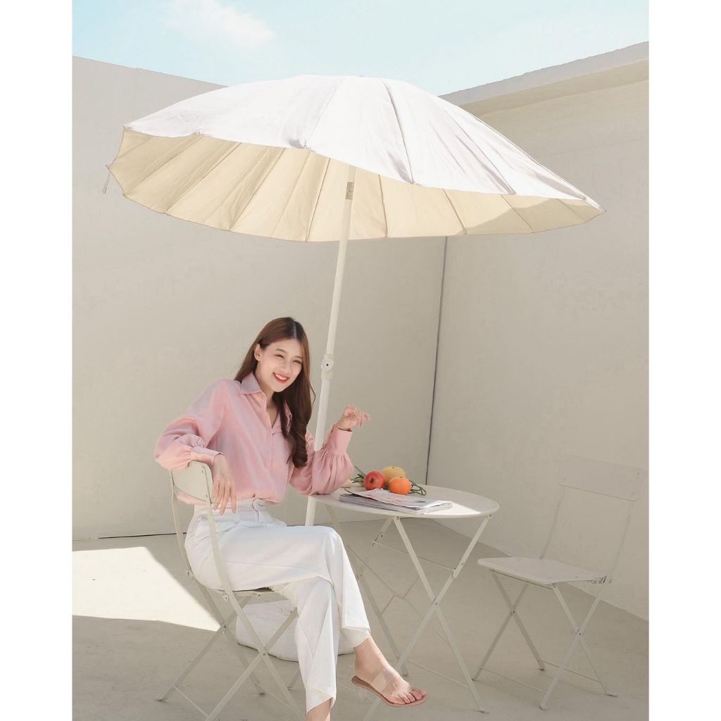 (New) Kwanjai.Official เสื้อเชิ๊ตผ้าซาตินแขนยาว ชุดใส่ทำงานออฟฟิศ สีชมพูนมพาสเทล birthday suit