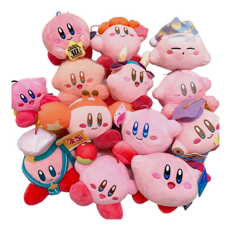 พวงกุญแจเคอร์บี้ Kirby ขนาด 3-5 นิ้ว Character Game Mascot เคอร์บี Nintendo ตุ๊กตาเคอร์บี้ เกมเคอบี้