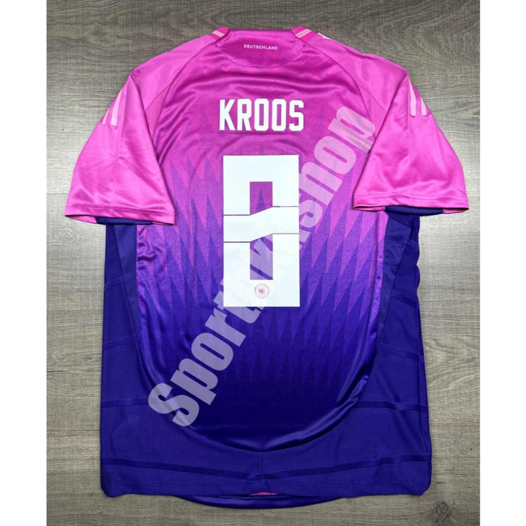 [Player] - เสื้อฟุตบอล ทีมชาติ Germany Away เยอรมัน เยือน Euro ยูโร 2024 พร้อมเบอร์ชื่อ 8 KROOS