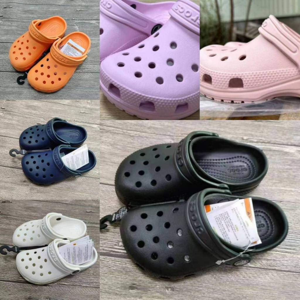 Crocs Classic Clog Kid รองเท้าเด็กแบบสวมหัวโตมีสายรัดส้น น้ำหนักเบาพื้นนี่มใส่สบายทันสมัย พร้อมส่งในไทย