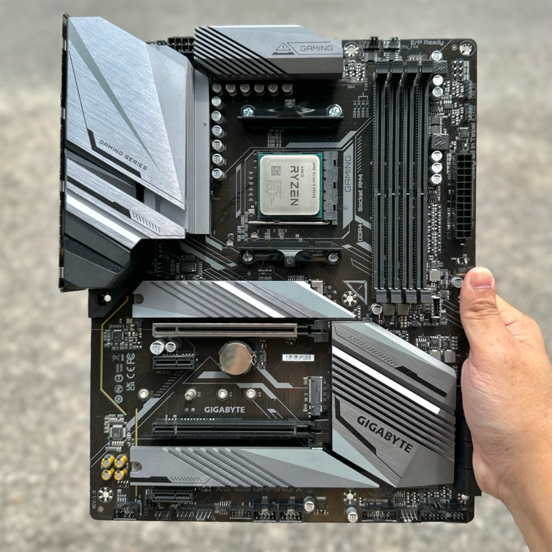 AMD RYZEN 9 5950X พร้อมบอร์ด GIGABYTE X570S GAMING C มือสอง สวยๆ