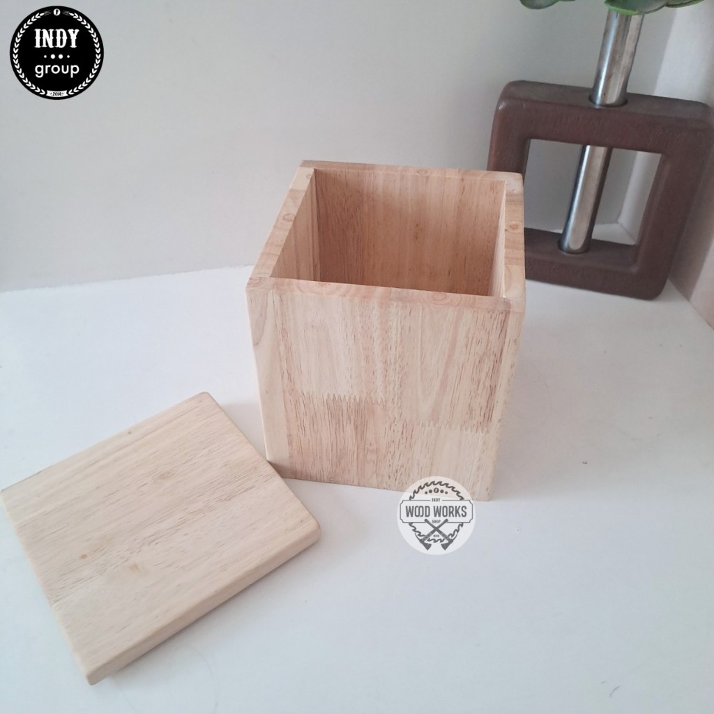 Osa กล่องไม้มีฝาปิด กล่องไม้เก็บของ