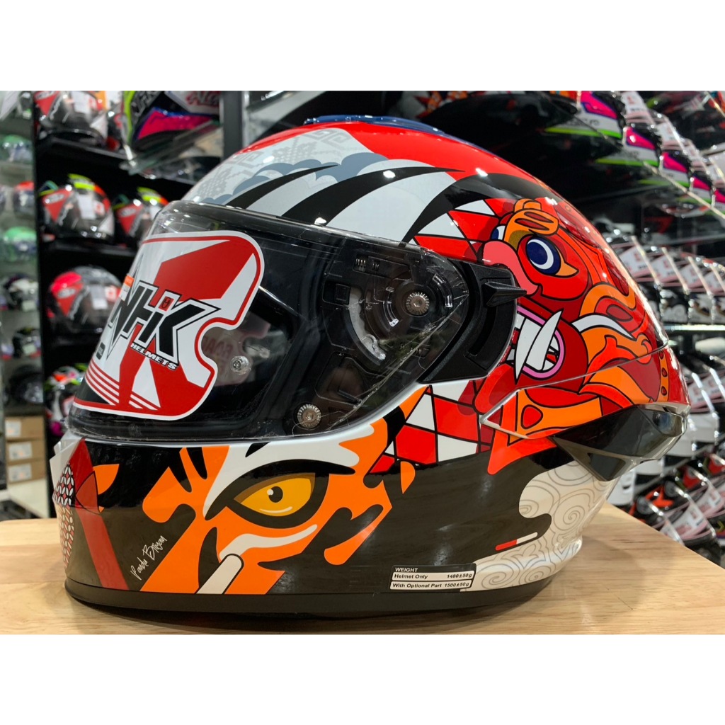 หมวกกันน็อค NHK Helmets K5R เปิดตัวโมเดลใหม่ล่าสุด!! 2024 Full Face มีแว่นสองชั้น