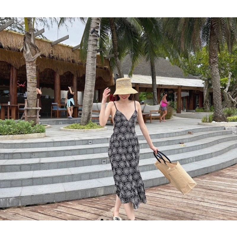 ชุดเดรสผูกหลัง #tshoppp