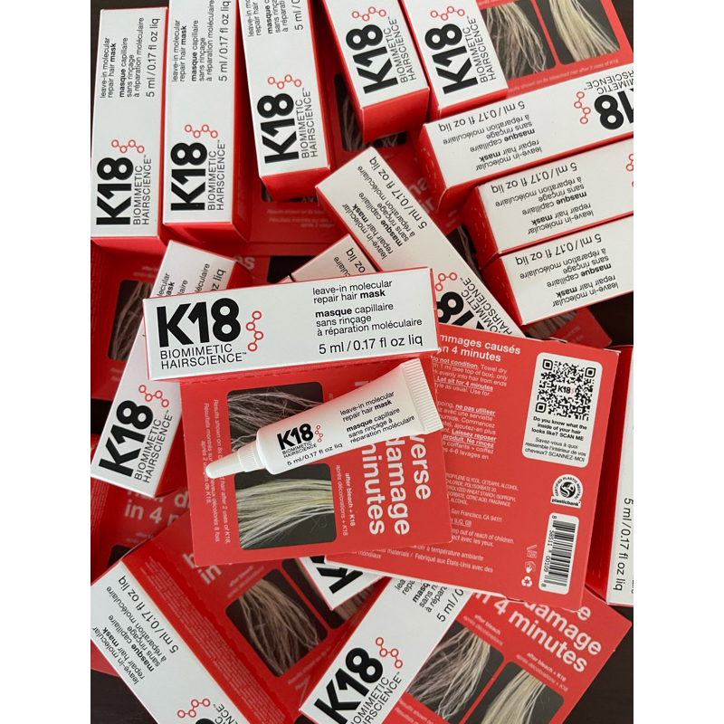 💥พร้อมส่ง💥 K18 Leave In Molecular Repair Mask ขนาด 5ml