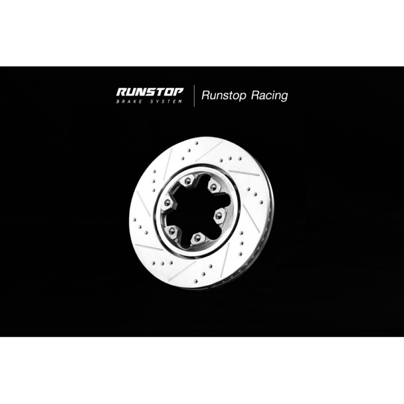 ❤️จานหน้า (1 ใบ) จานเบรค Slot แบรนด์ Runstop ❤️ || D-Max 2WD 2020 - On