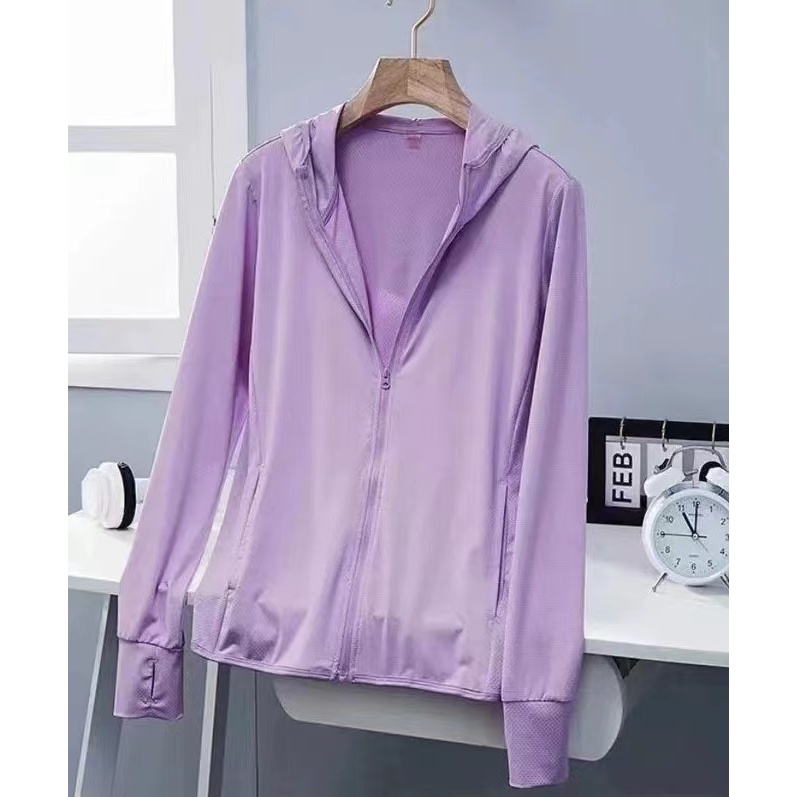 M-2XL!เสื้อผ้าป้องกันแสงแดดผ้าไหมน้ำแข็งกลางแจ้งสำหรับผู้ชายและผู้หญิง UPF50 + เสื้อผ้าป้องกันแสงแดด