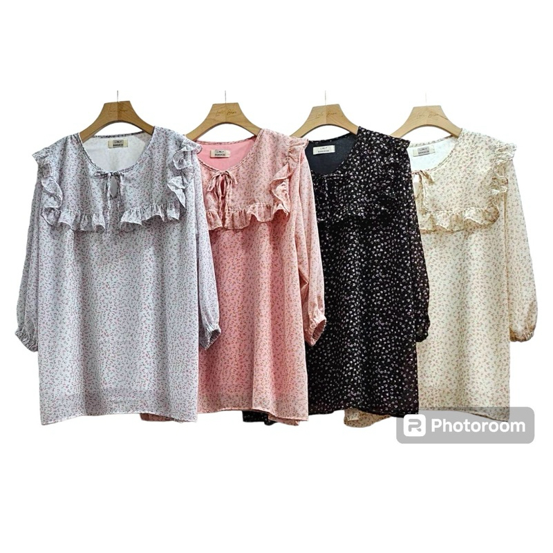 เสื้อผู้หญิงสาวอวบ ผ้าชีฟอง อก 50 ซับในในตัว สวยน่ารัก คัตติ้งเนี้ยบ #เสื้อสาวอวบ #เสื้อไซส์ใหญ่ #oversize