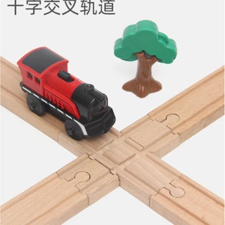 รถไฟ รถไฟอัตโนมัต รถไฟออโต้ รถไฟรางไม้ ปุ่มควบคุมเดินหน้า-ถอยหลังได้ รถไฟเด็ก วิ่งบนรางอีเกียได้