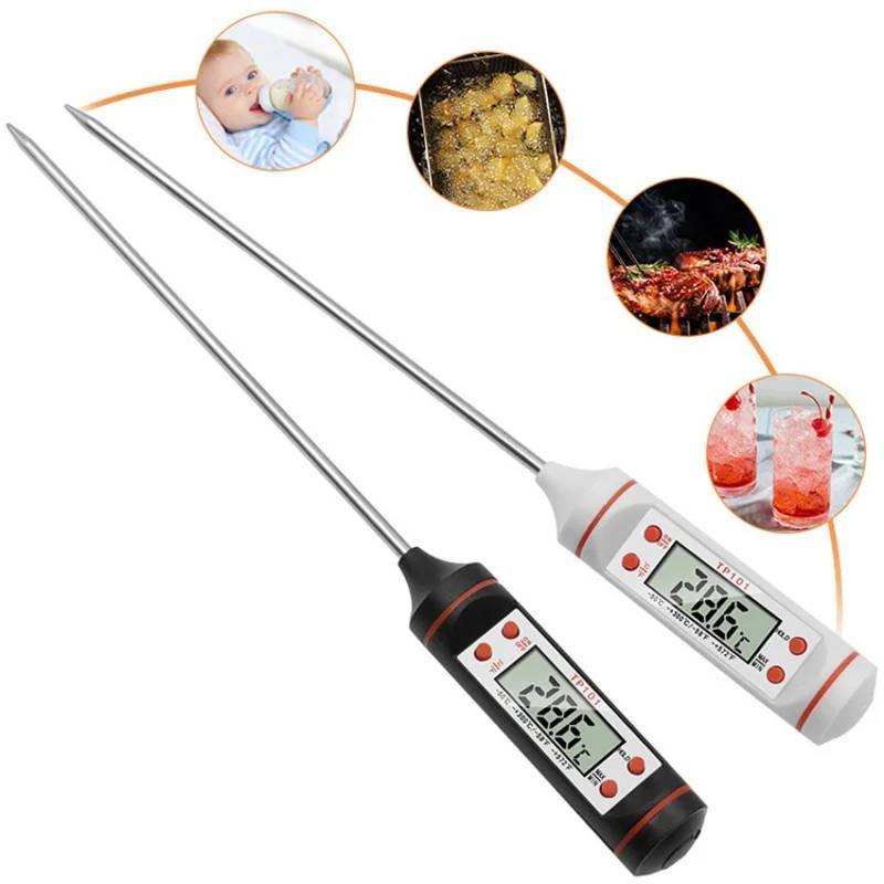 เครื่องวัดอุณหภูมิในอาหาร ของเหลว เนื้อสัตว์ ผลไม้ THERMOMETER ความยาว 28 cm.