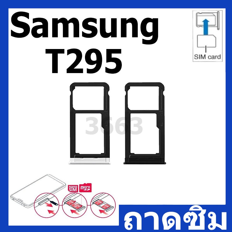 ถาดซิม Samsung Galaxy Tab A 8.0 2019 Sm-T295 อะแดปเตอร์ถาดซิมการ์ด Micro Sd สําหรับ