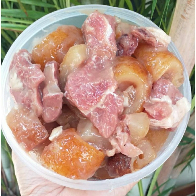 เนื้อหนางวัว (เนื้อส้ม)อาหารพื้นถิ่นภาคใต้ หอมๆ