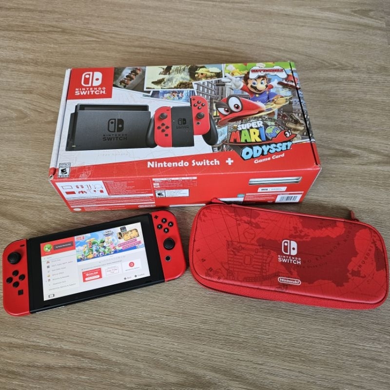 เครื่องเกม Nintendo Switch Super Mario Odyssey งานกล่อง [มือสอง]