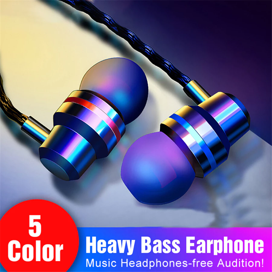 หูฟังเล่นเกม แบบใช้สาย Wired Earphone ขนาด 3.5 มม. พร้อมไมโครโฟน สําหรับโทรศัพท์มือถือ หูฟังเพลง หูฟังกีฬา พร้อมส่ง